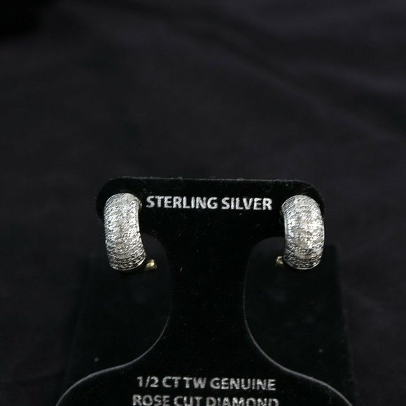 Victoria Townsend Diamond J-Hoop Earrings (1/4 ct. t.w.) - Picture 2 of 6